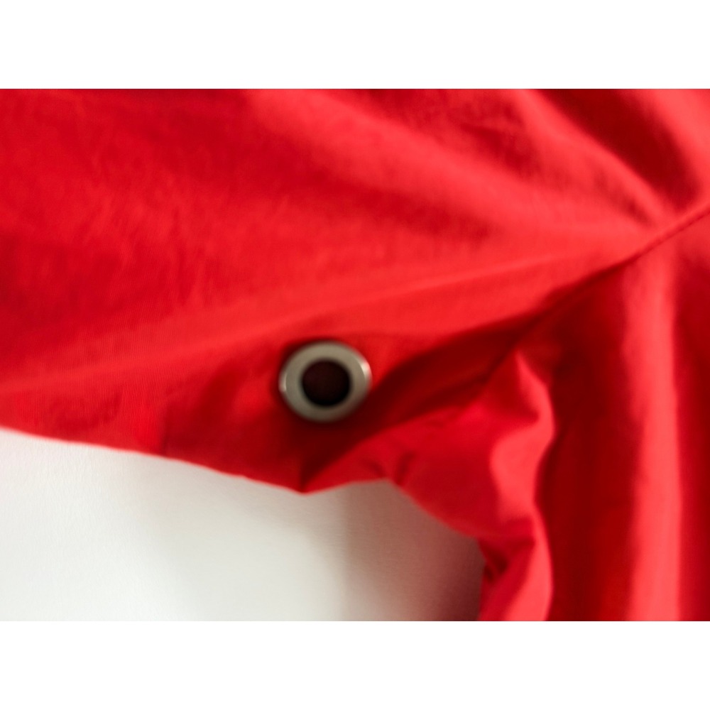 EILEEN FISHER Red‎ Hooded Anorak Jacket Drawstring Waist Lightweight Women XL - Picture 5 of 7
